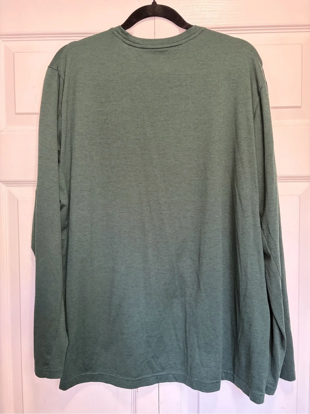 Nike Long Sleeve Green Dri-FIT Crew with White Spartan & Swoosh Mens XL MSU